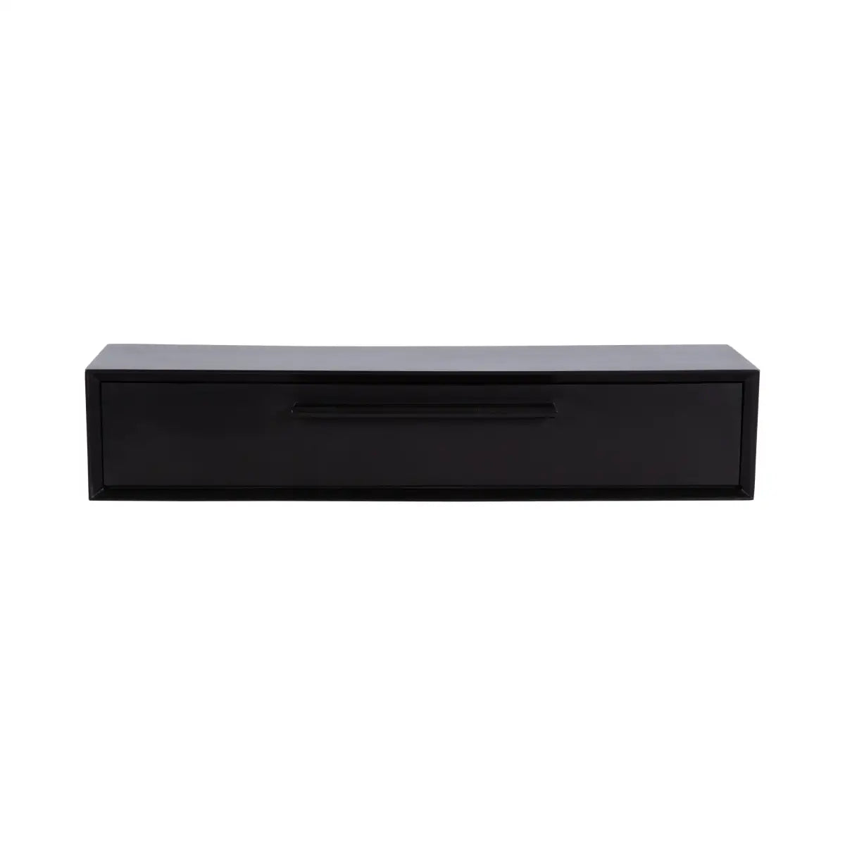 McCutcheon Floating Console Table with Flip Storage - kateandlaurel