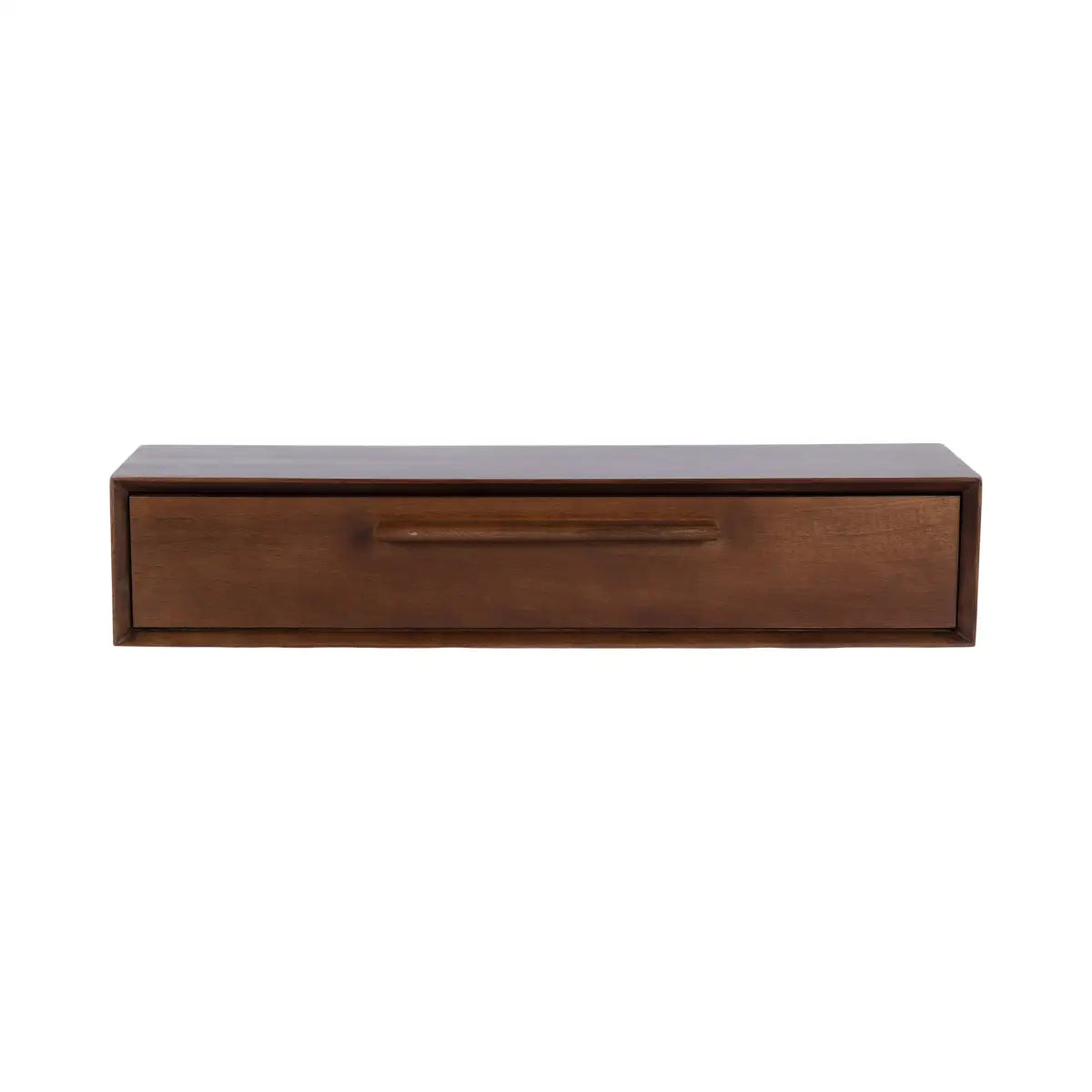 McCutcheon Floating Console Table with Flip Storage - kateandlaurel