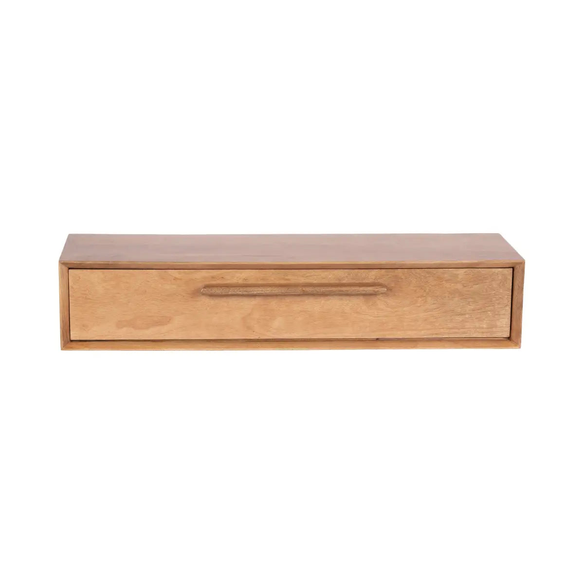 McCutcheon Floating Console Table with Flip Storage - kateandlaurel