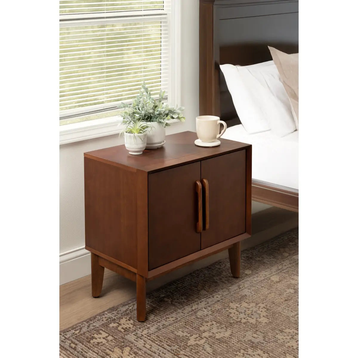 McCutcheon Side Table Cabinet with Storage - kateandlaurel