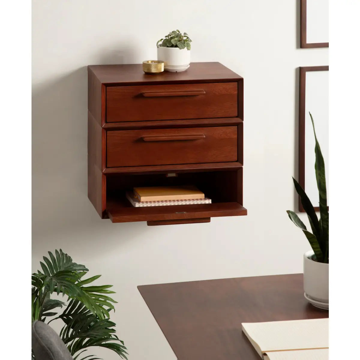 McCutcheon Wood Storage Shelf - Wall Mount - kateandlaurel