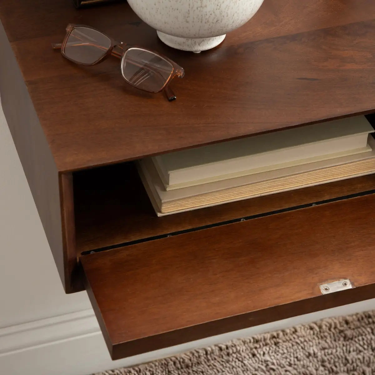 McCutcheon Wood Storage Shelf - Wall Mount - kateandlaurel