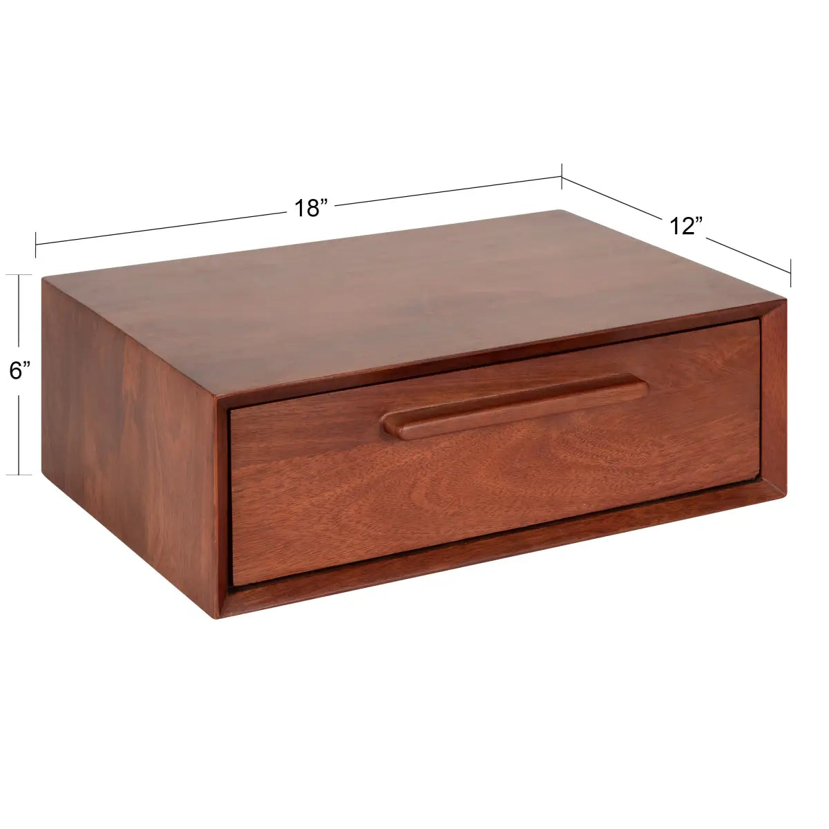 McCutcheon Wood Storage Shelf - Wall Mount - kateandlaurel