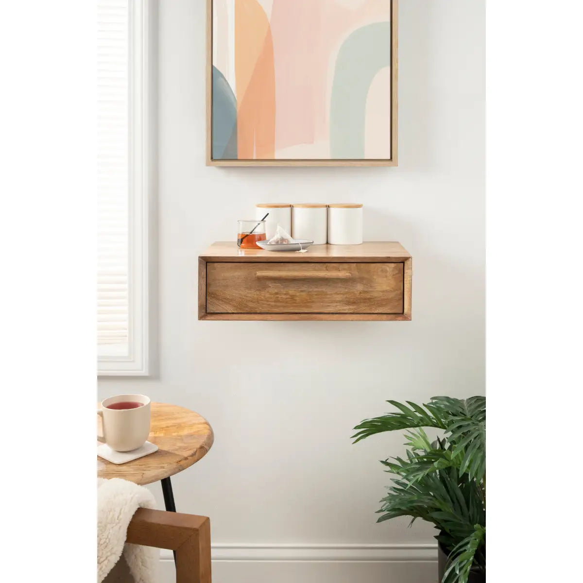 McCutcheon Wood Storage Shelf - Wall Mount - kateandlaurel