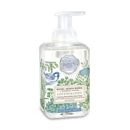 Foaming Hand Soap - Cotton & Linen - Michel Design Works