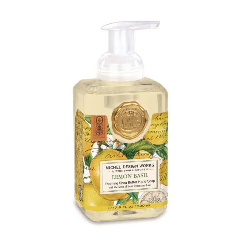 Foaming Hand Soap - Lemon Basil - Michel Design Works