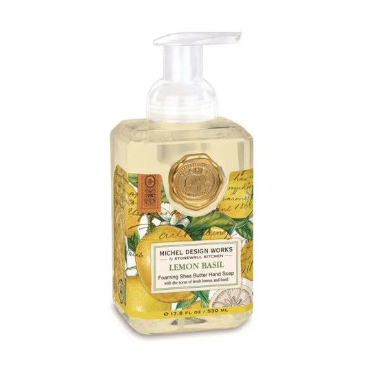 Foaming Hand Soap - Lemon Basil - Michel Design Works