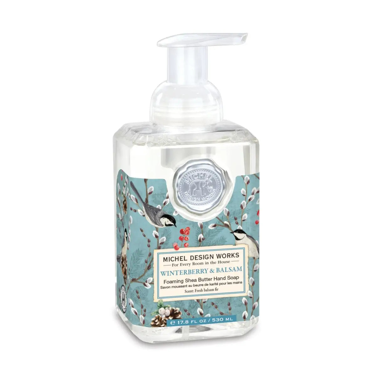 Holiday Foaming Hand Soap - Winterberry & Balsam - Michel Design Works