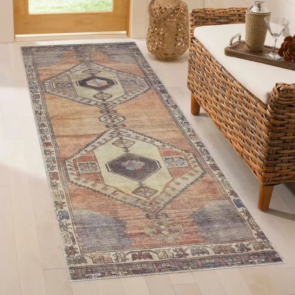 Medinah Washable Runner & Area Rug - Boutique Rugs