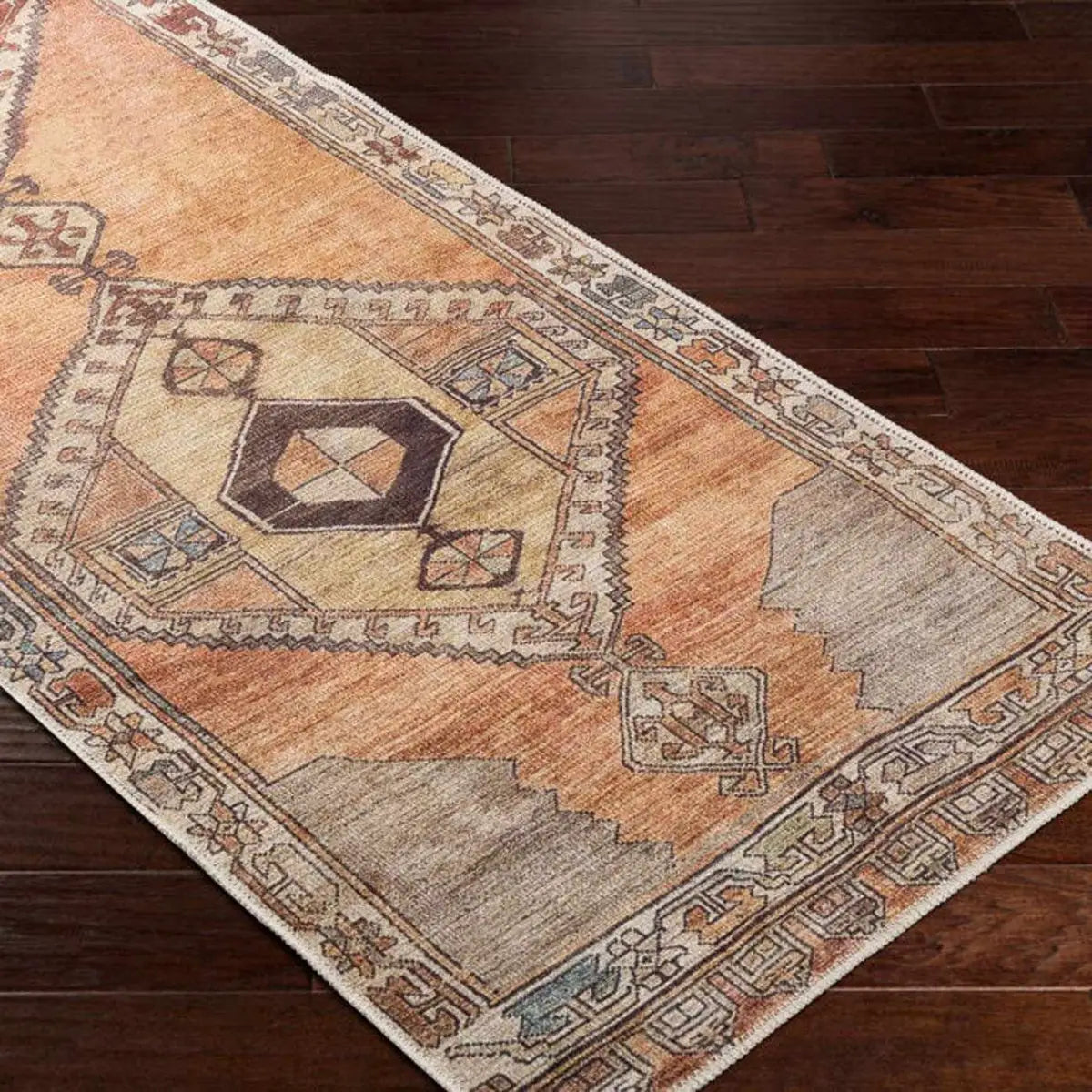 Medinah Washable Runner Rug - Boutique Rugs