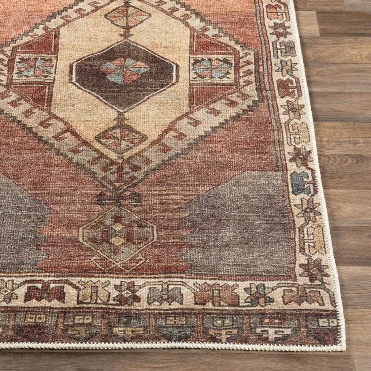 Medinah Washable Runner Rug - Boutique Rugs