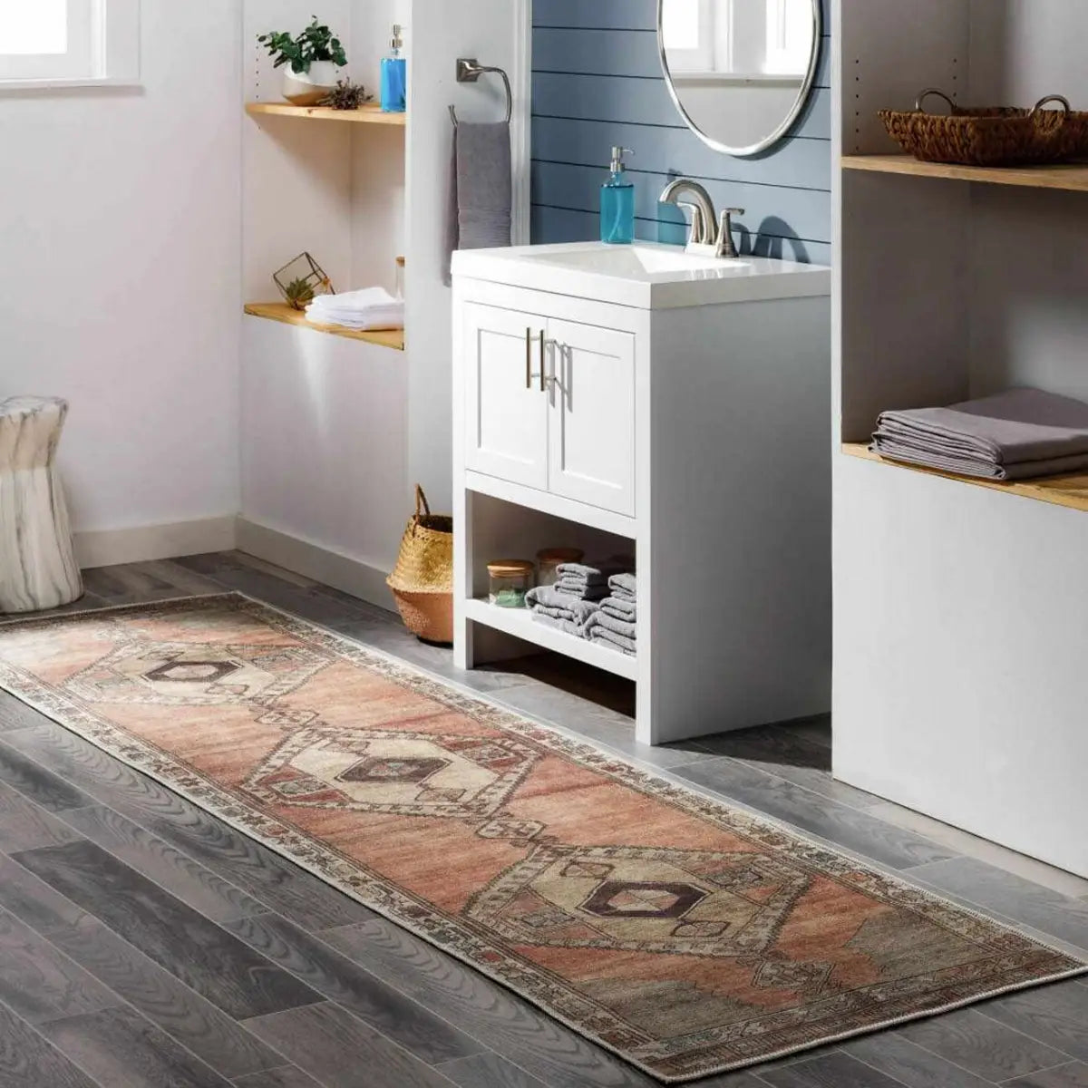 Medinah Washable Runner Rug - Boutique Rugs