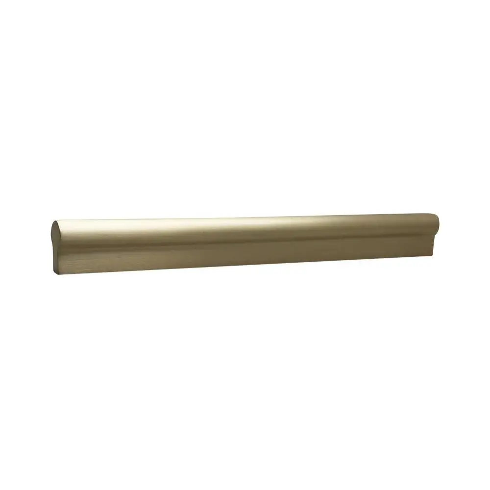 Medium Modern Round Bar Cabinet Drawer Pull Brass - Ave Home