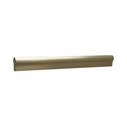 Medium Modern Round Bar Cabinet Drawer Pull Brass - Ave Home