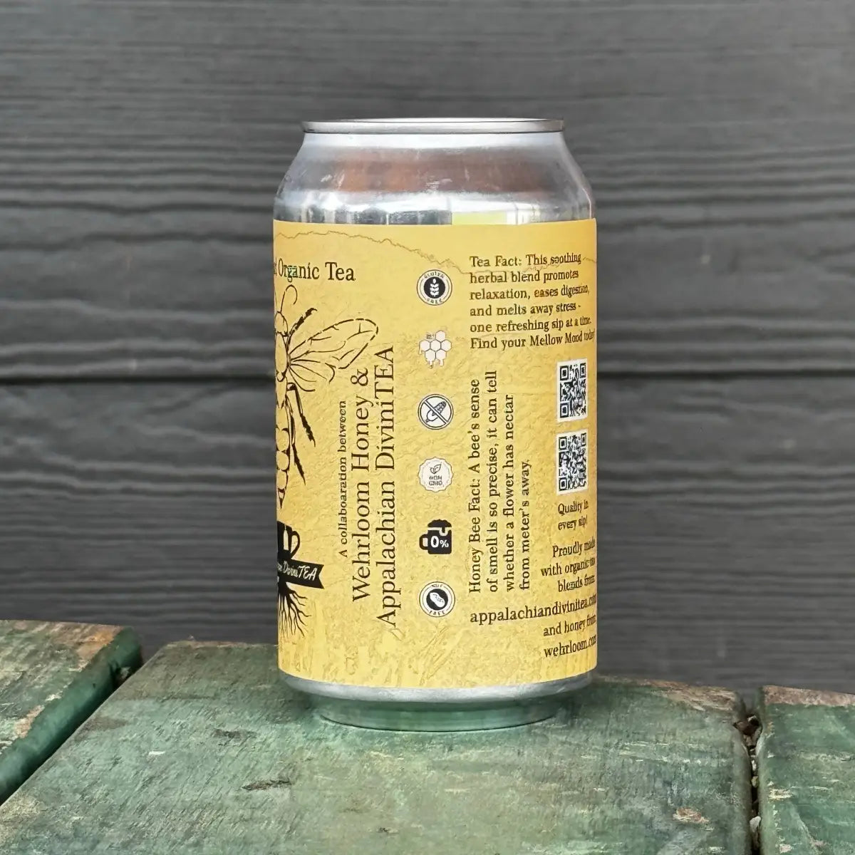 Mellow Mood Organic Iced Tea w/ Honey - Wehrloom Honey