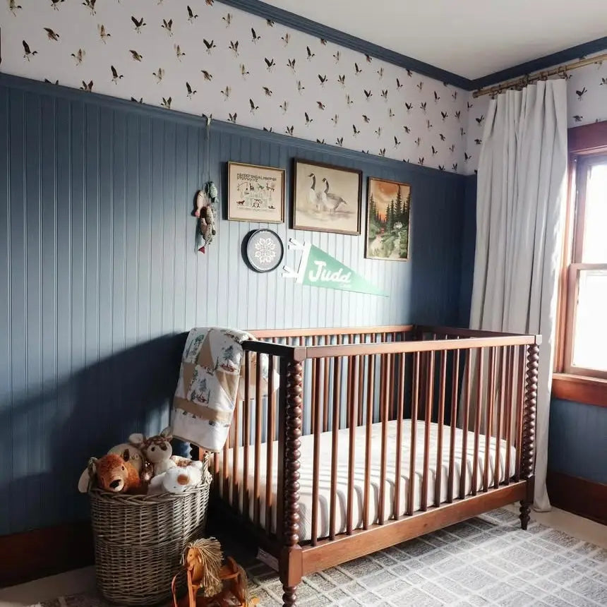 Melvin Wallpaper - Ducks in Flight - Loomwell Home Goods