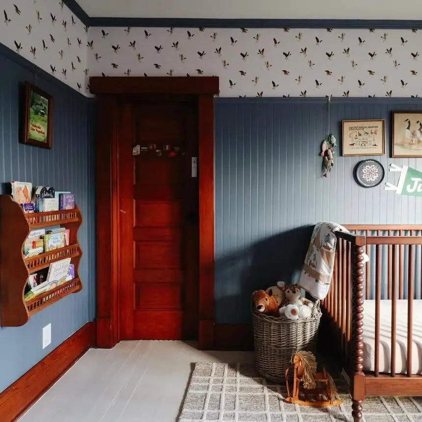Melvin Wallpaper - Ducks in Flight - Loomwell Home Goods
