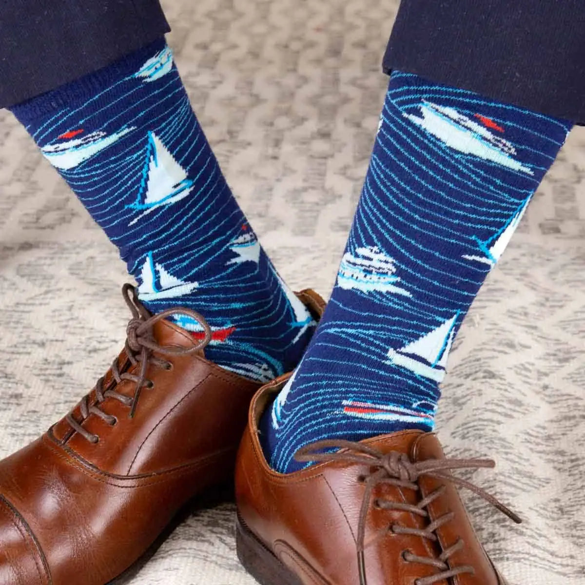 Mens Boating Socks - The Royal Standard