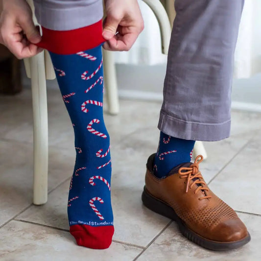 Men’s Candy Cane Lane Socks - The Royal Standard