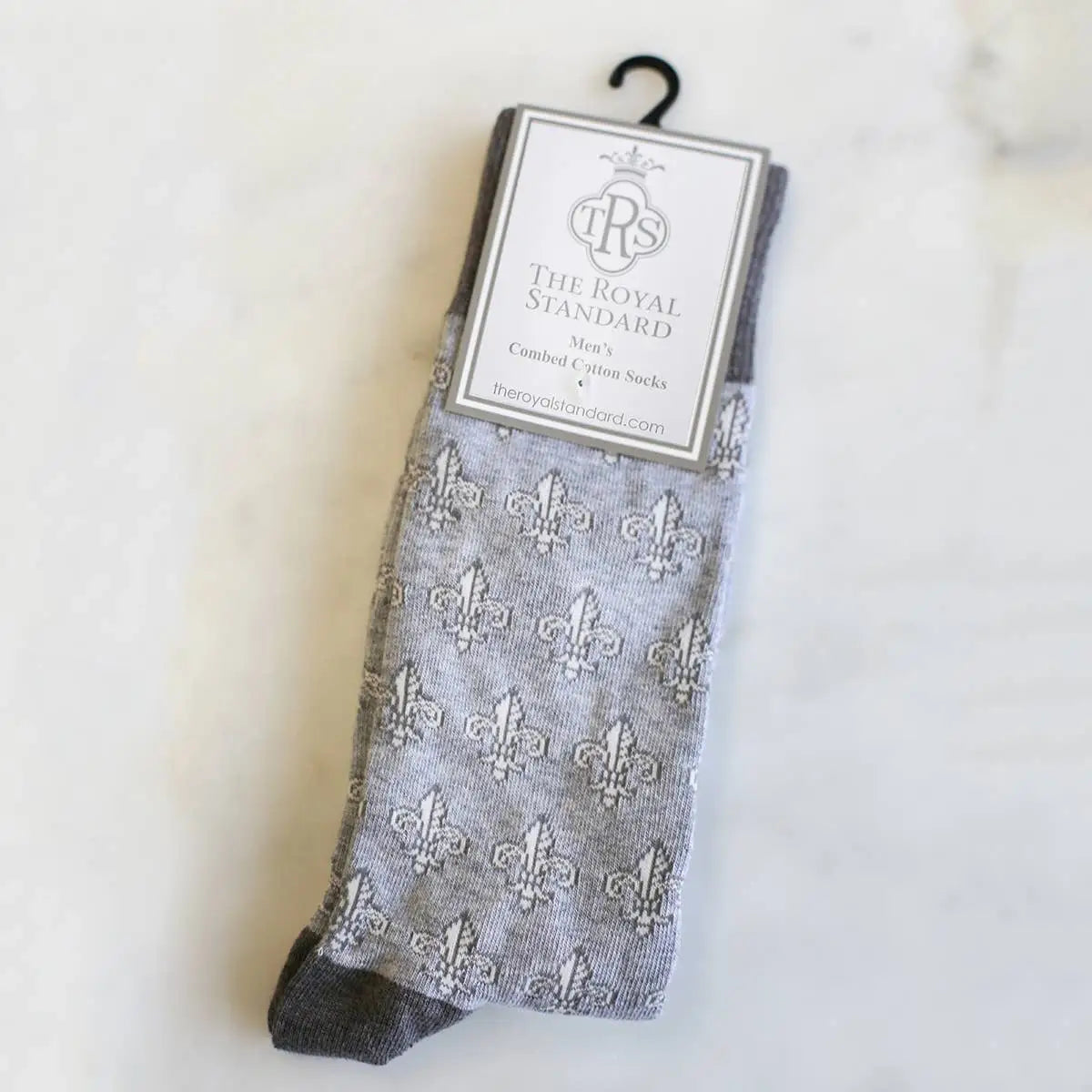 Mens Fleur de Lis Socks - The Royal Standard