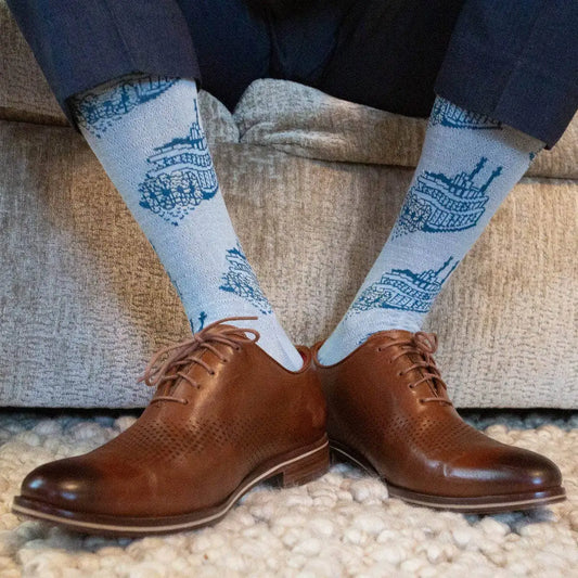 Mens Riverboat Socks - The Royal Standard