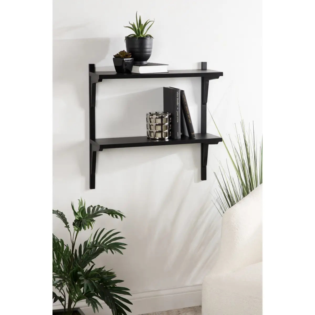 Meridien Wood Wall Shelf - Modern and Minimal - kateandlaurel