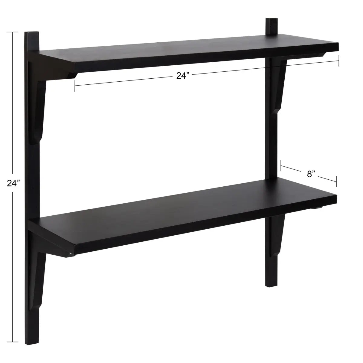 Meridien Wood Wall Shelf - Modern and Minimal - kateandlaurel