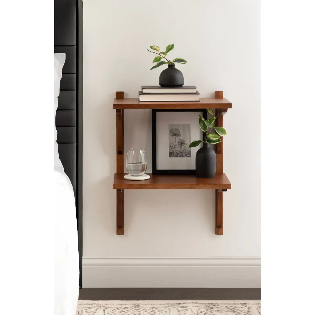 Meridien Wood Wall Shelf - Modern and Minimal - kateandlaurel