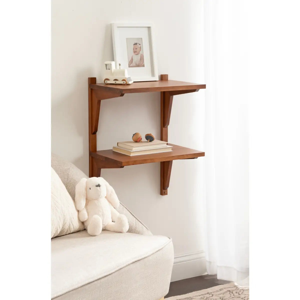 Meridien Wood Wall Shelf - Modern and Minimal - kateandlaurel