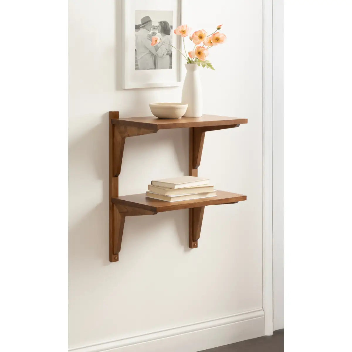 Meridien Wood Wall Shelf - Modern and Minimal - kateandlaurel