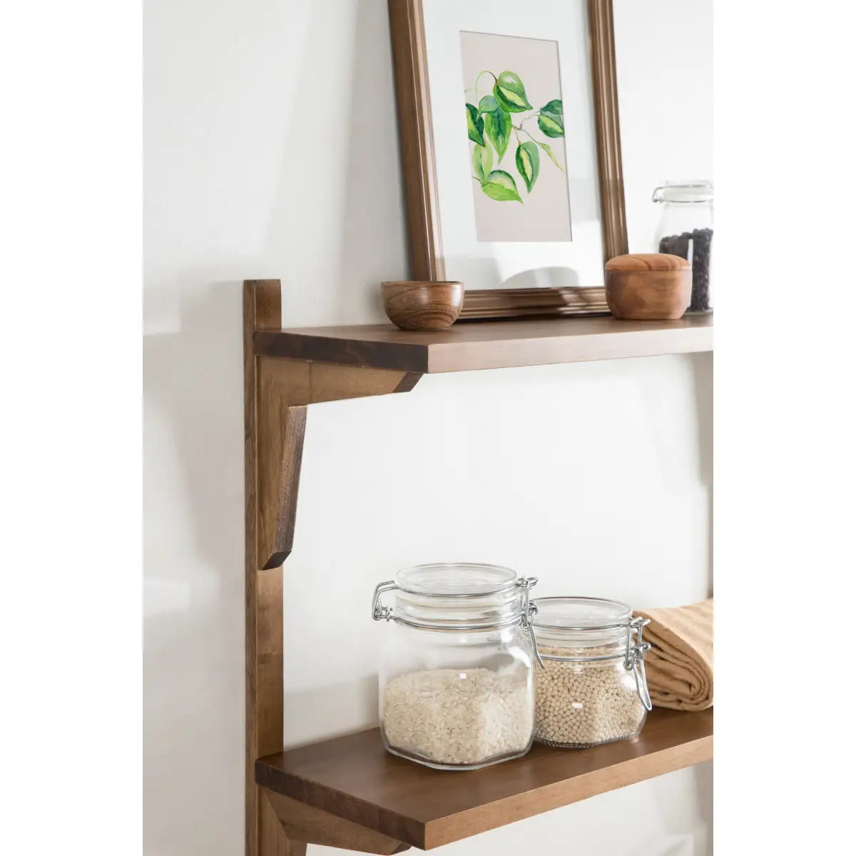 Meridien Wood Wall Shelf - Modern and Minimal - kateandlaurel