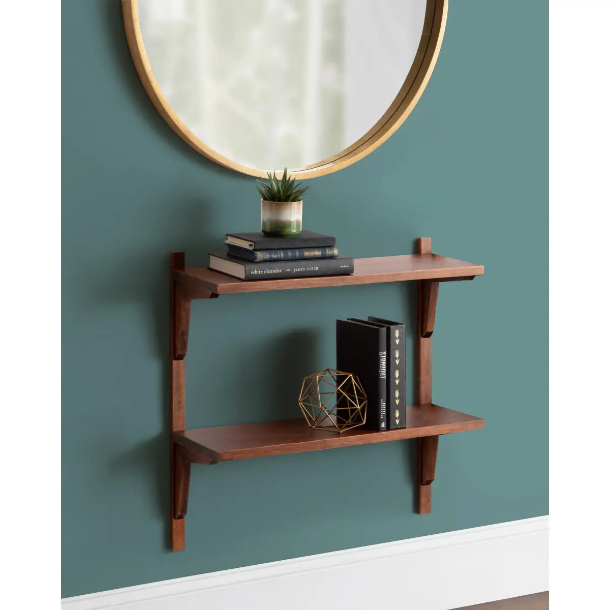 Meridien Wood Wall Shelf - Modern and Minimal - kateandlaurel
