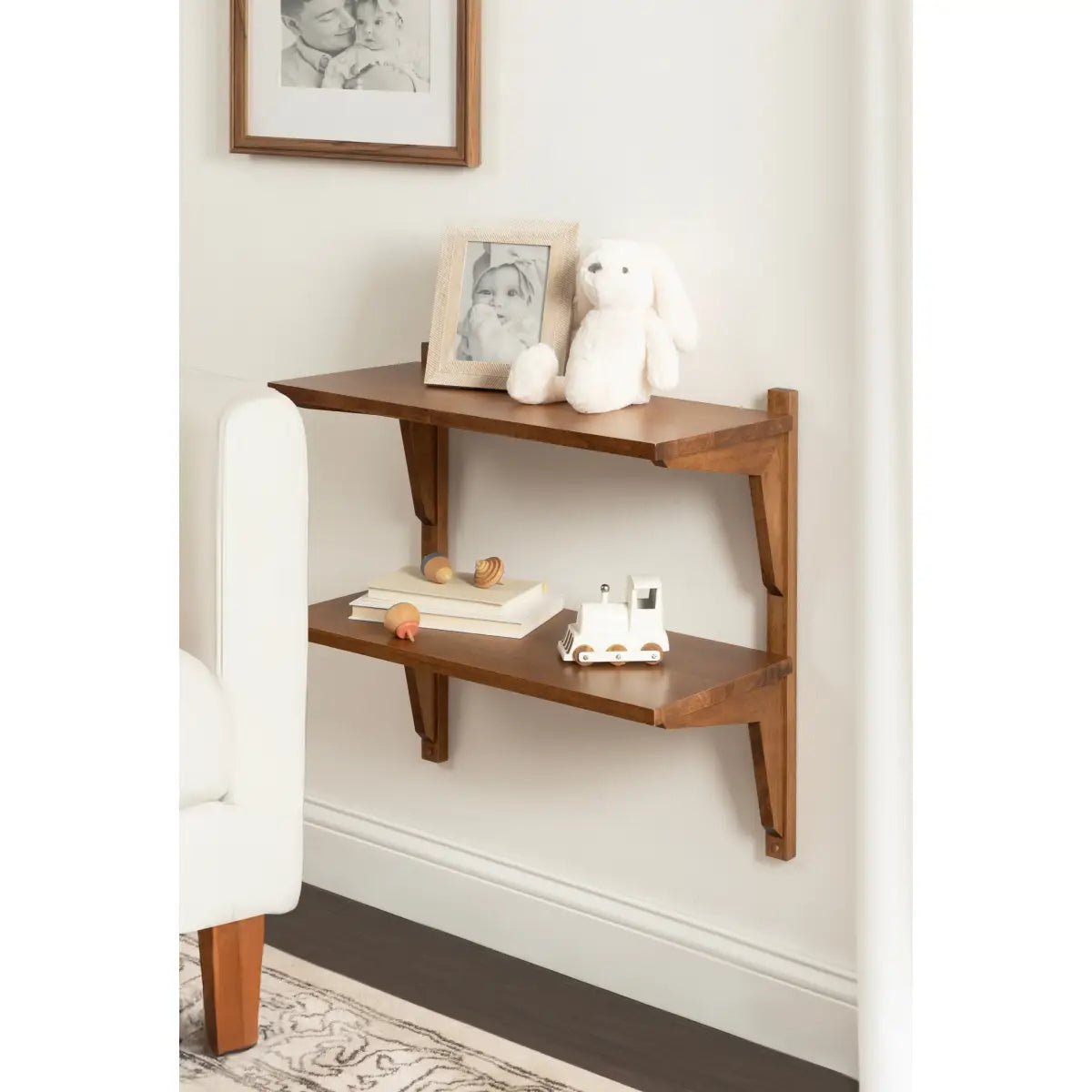 Meridien Wood Wall Shelf - Modern and Minimal - kateandlaurel