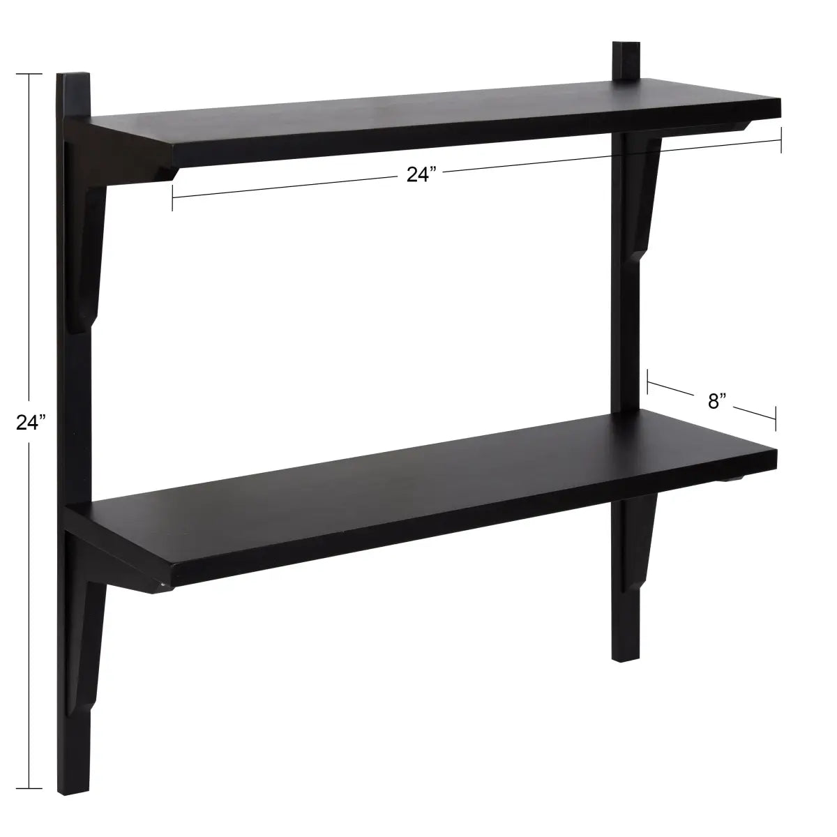 Meridien Wood Wall Shelf - Modern and Minimal - kateandlaurel
