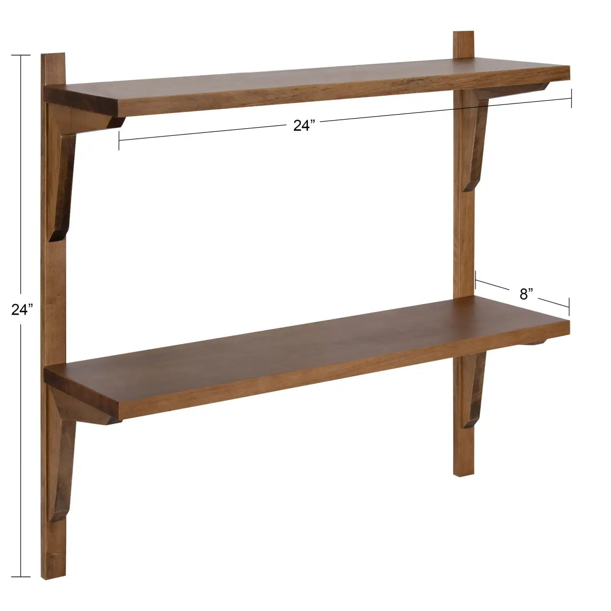 Meridien Wood Wall Shelf - Modern and Minimal - kateandlaurel