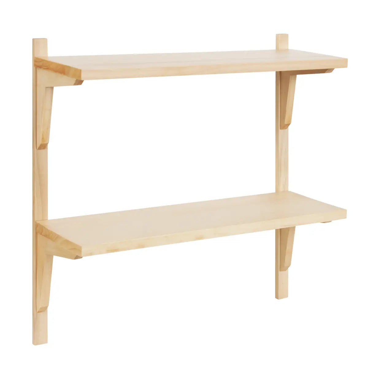 Meridien Wood Wall Shelf - Modern and Minimal - Natural / 24x8x24 - kateandlaurel