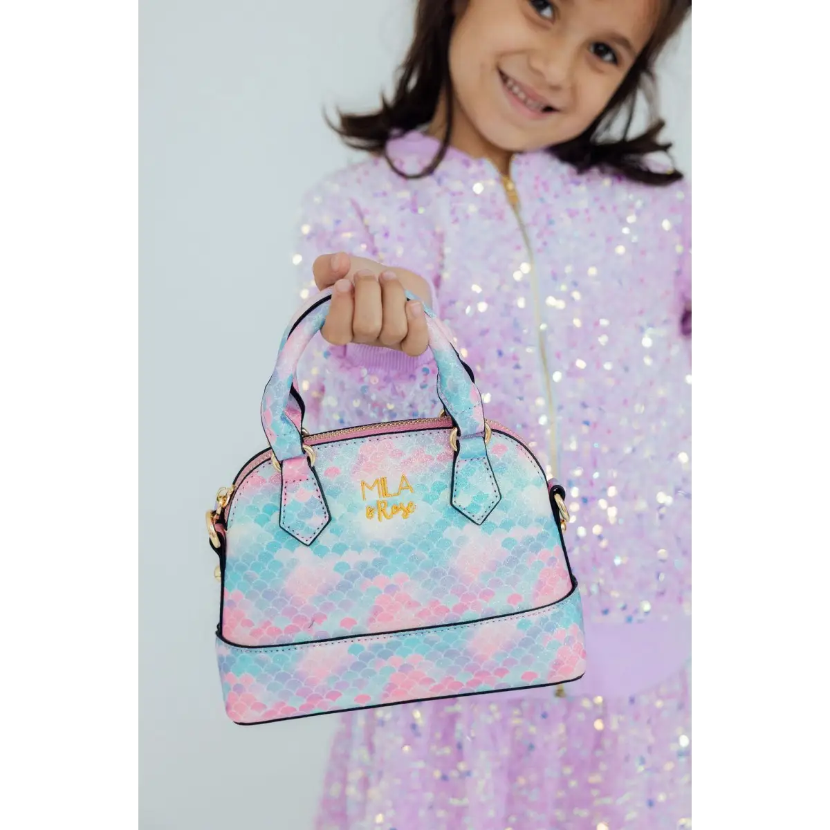 Girl’s Crossbody Purse - Mermaid Glitter - Mila & Rose ®