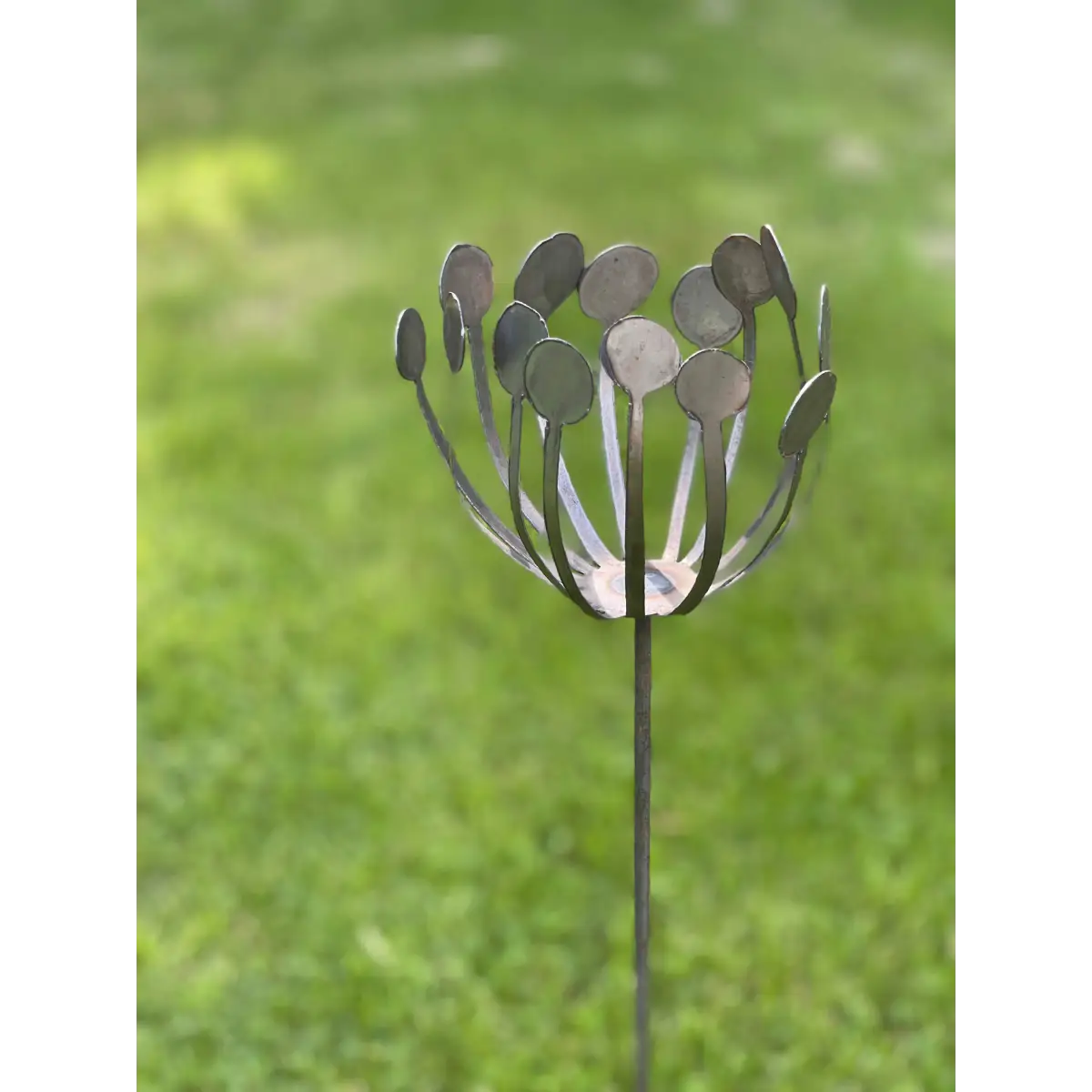 Metal Dandelion Wish Flower Garden Decor - 608 The Factory