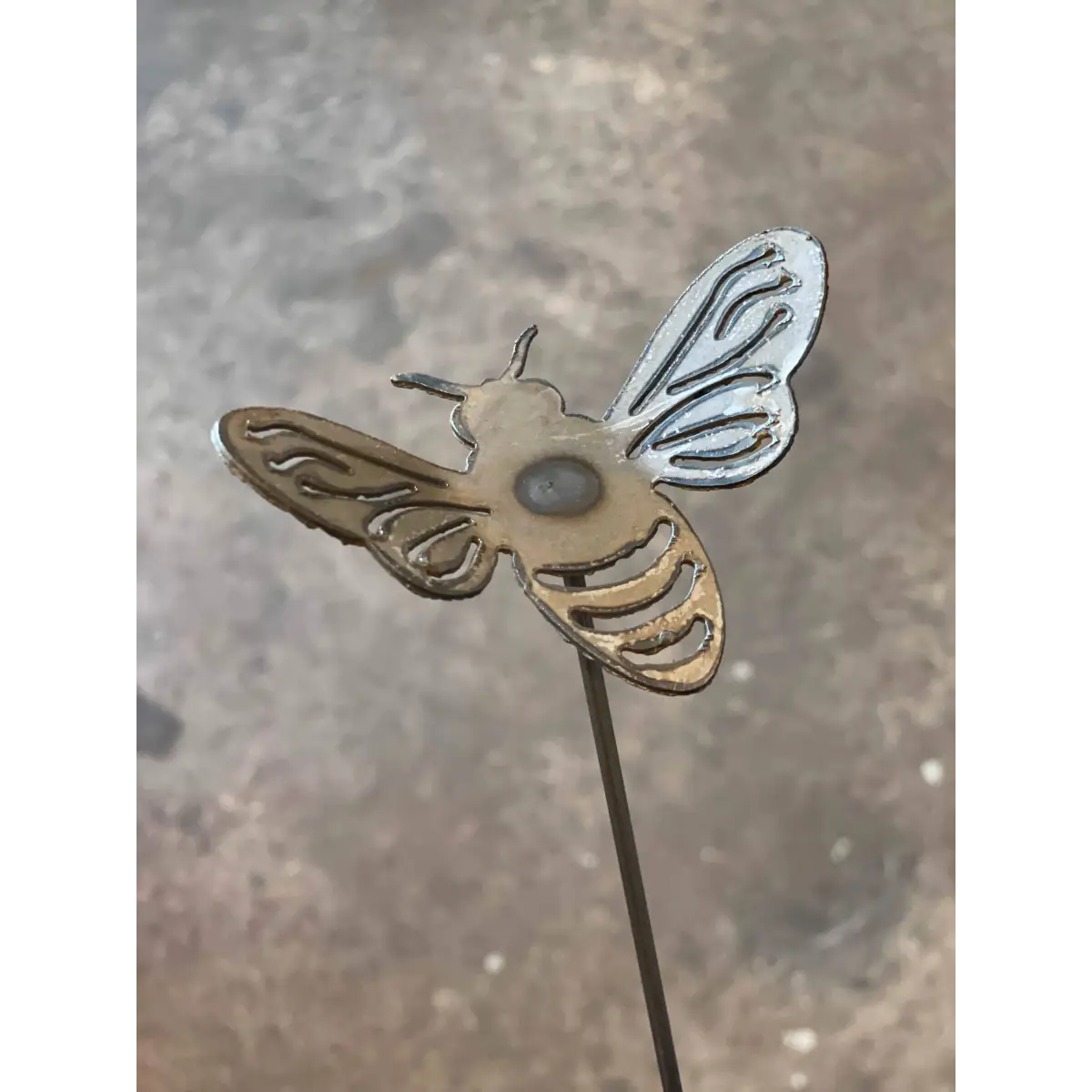 Metal Honey Bee Garden Decor Stake - 608 The Factory