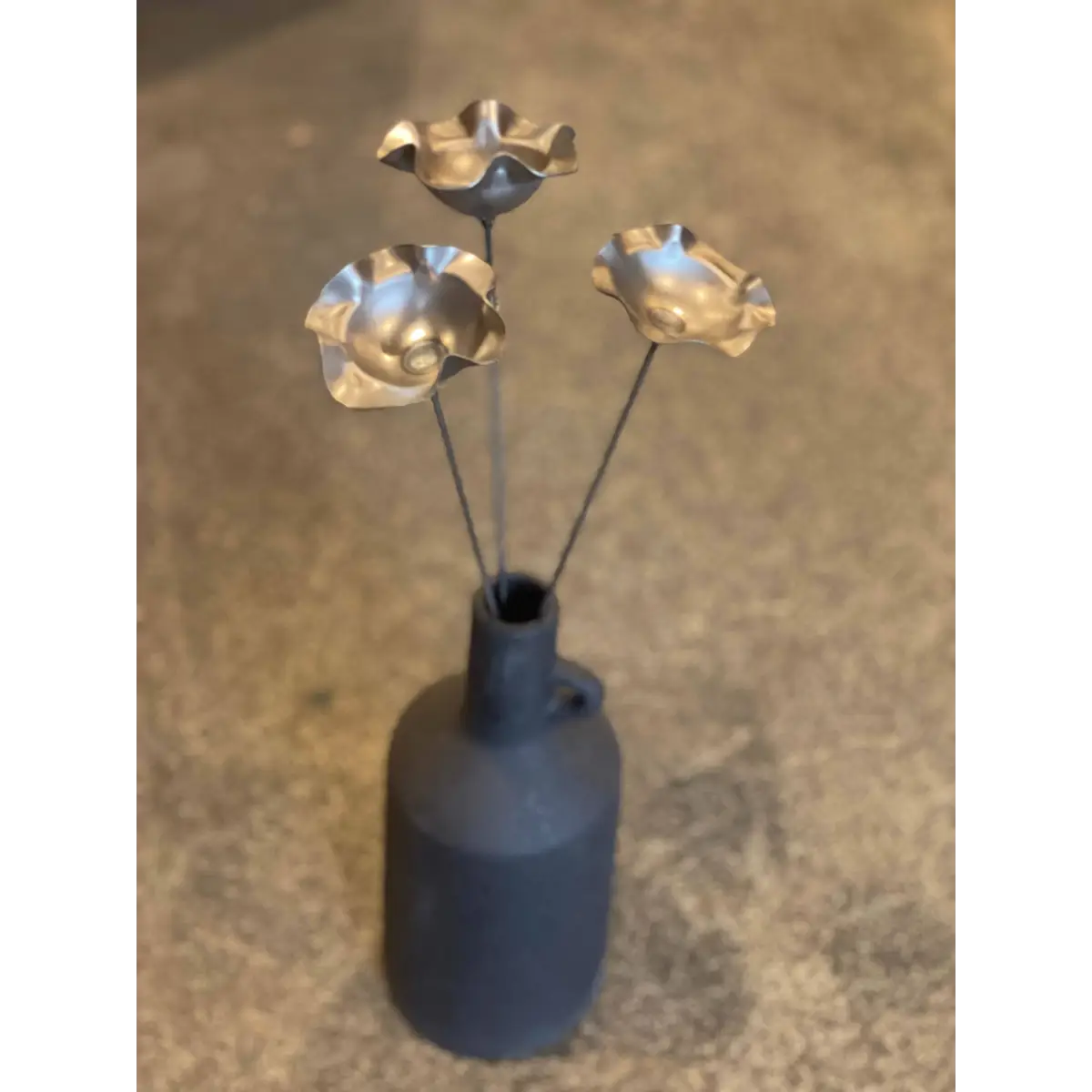 Metal Pollinator Cup Flower Garden Decor - 608 The Factory