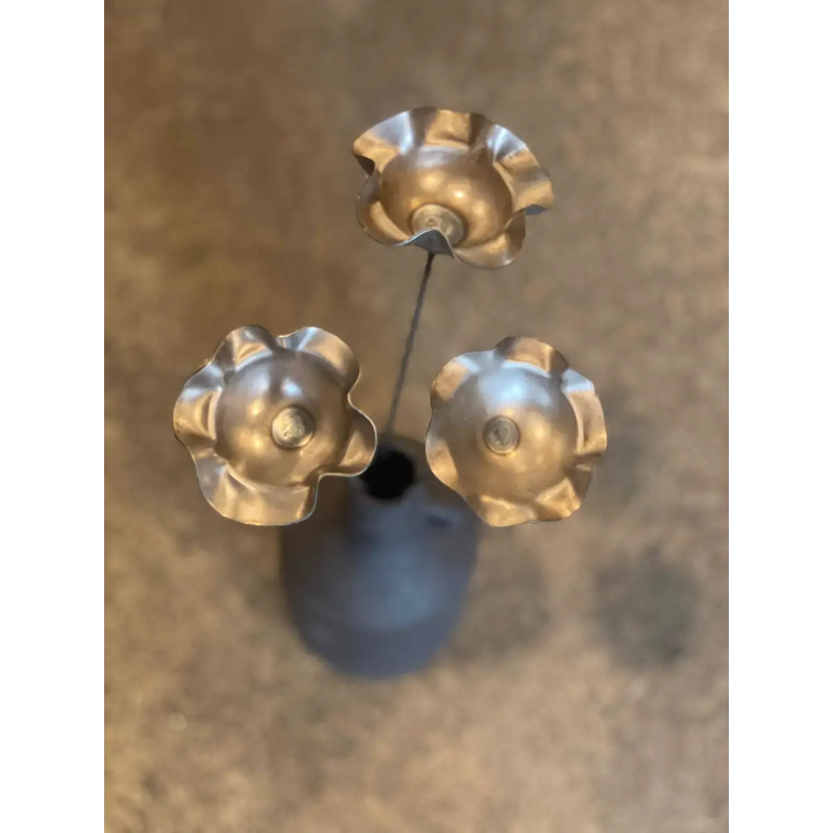 Metal Pollinator Cup Flower Garden Decor - 608 The Factory