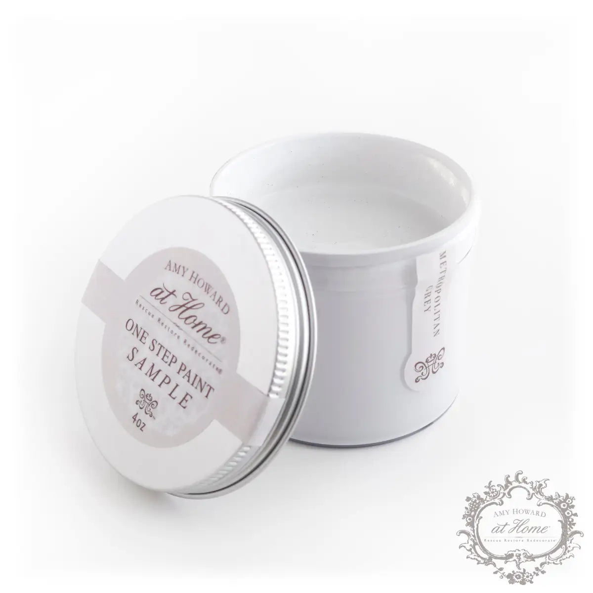 Metropolitan Grey - One Step Paint - 4oz Sample - Amy Howard At Home