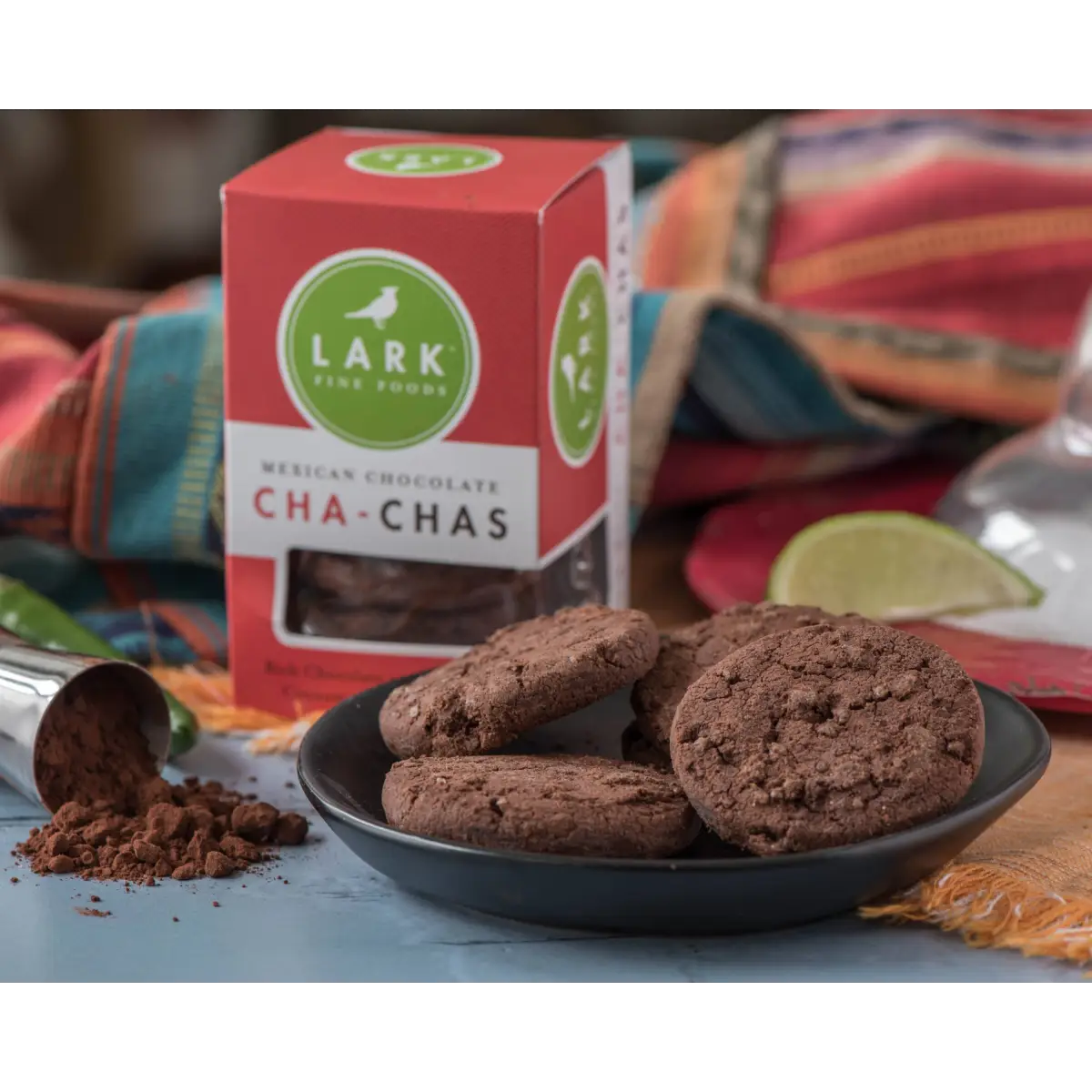 Mexican Chocolate Cha Cha Cookies - Lark Fine Foods