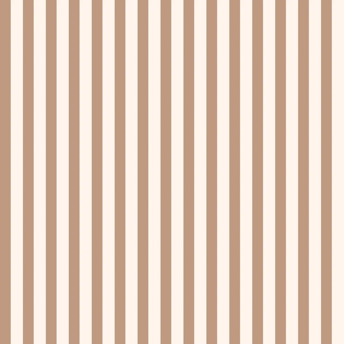Meyer Wallpaper - Neutral Stripes - Sample 1 foot by 1 foot / Rust Brown - Loomwell Home Goods
