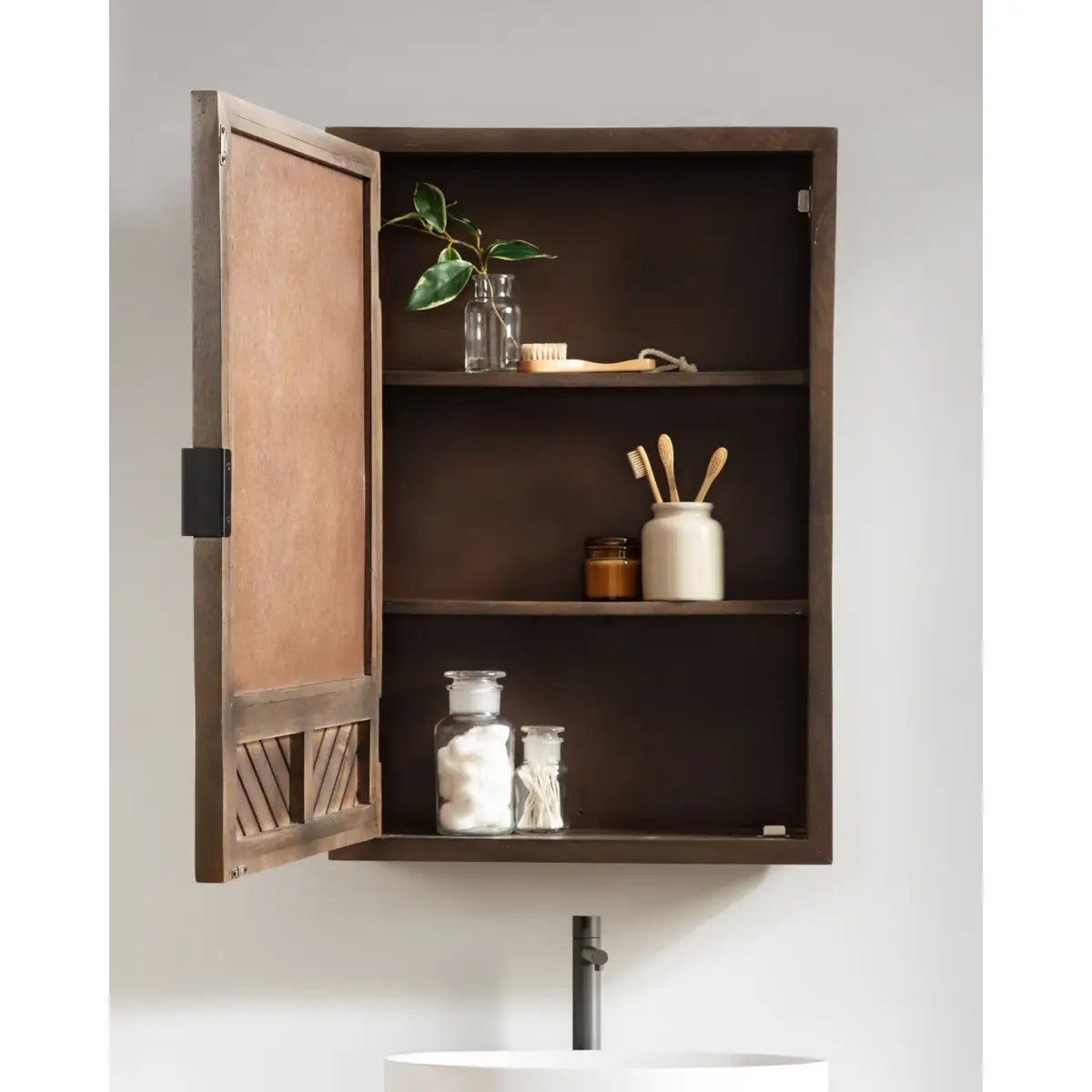 Mezzeta Bathroom Cabinet with Mirror - kateandlaurel