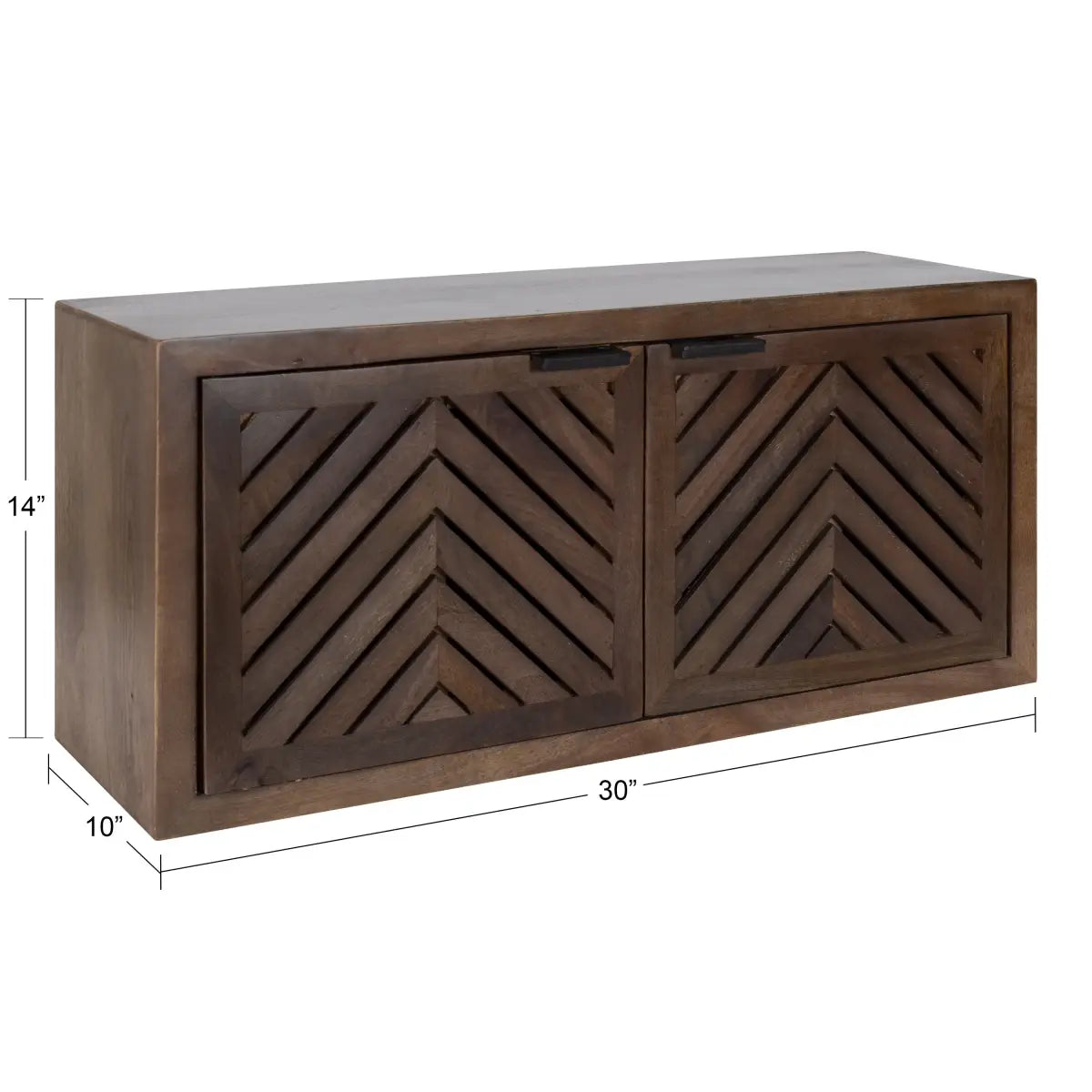 Mezzeta Floating Wood Cabinet - Wall Mount - kateandlaurel