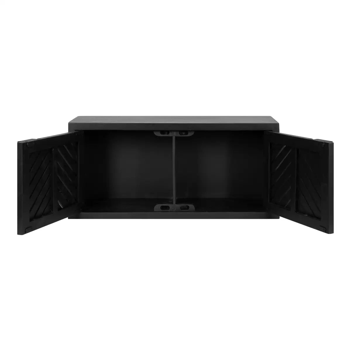 Mezzeta Floating Wood Cabinet - Wall Mount - kateandlaurel