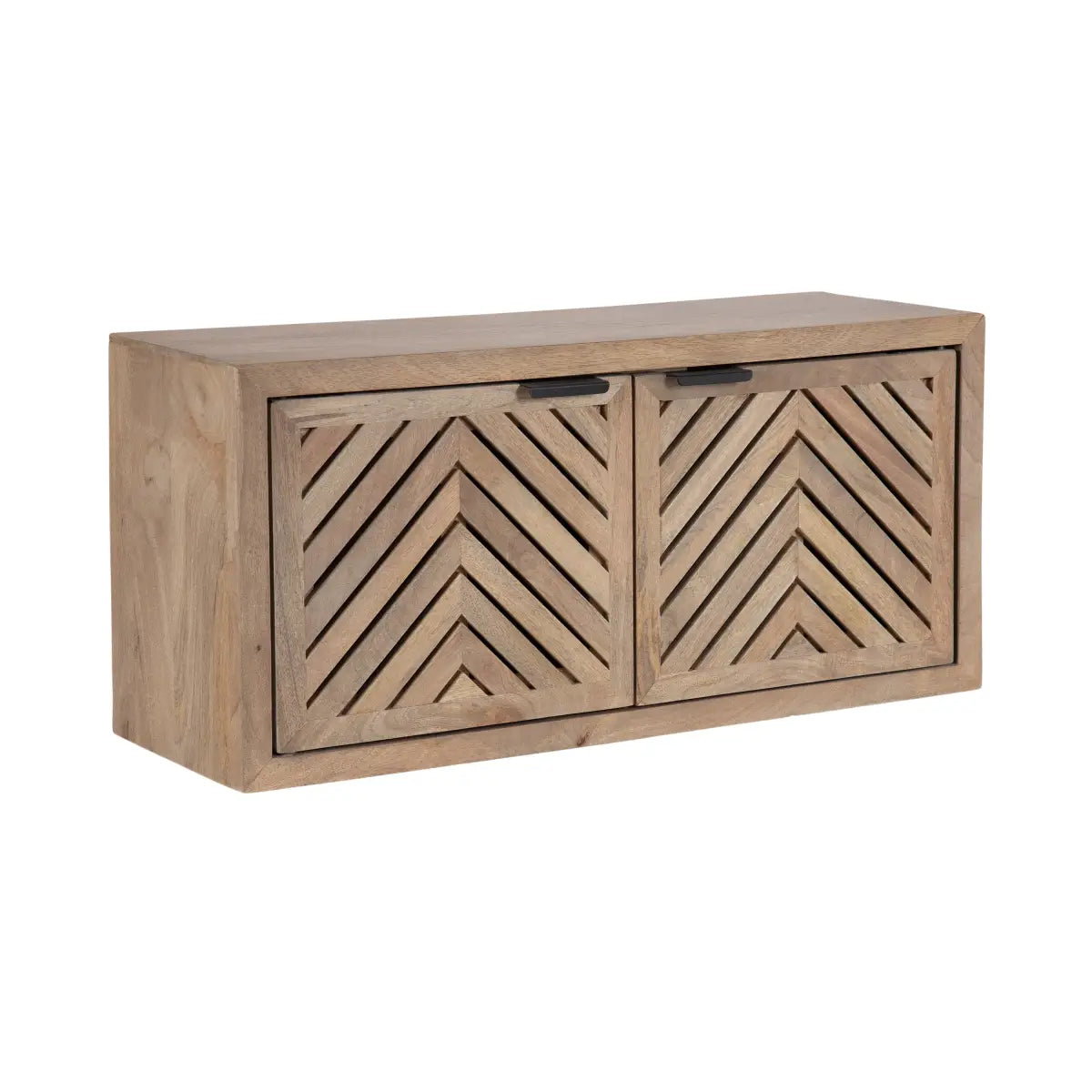 Mezzeta Floating Wood Cabinet - Wall Mount - kateandlaurel