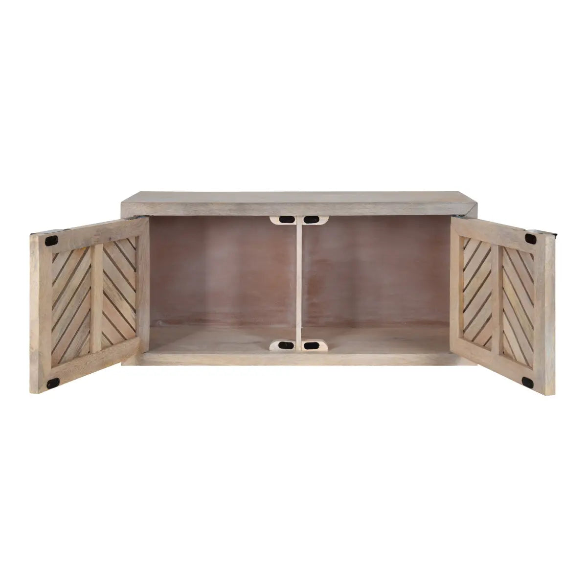 Mezzeta Floating Wood Cabinet - Wall Mount - kateandlaurel
