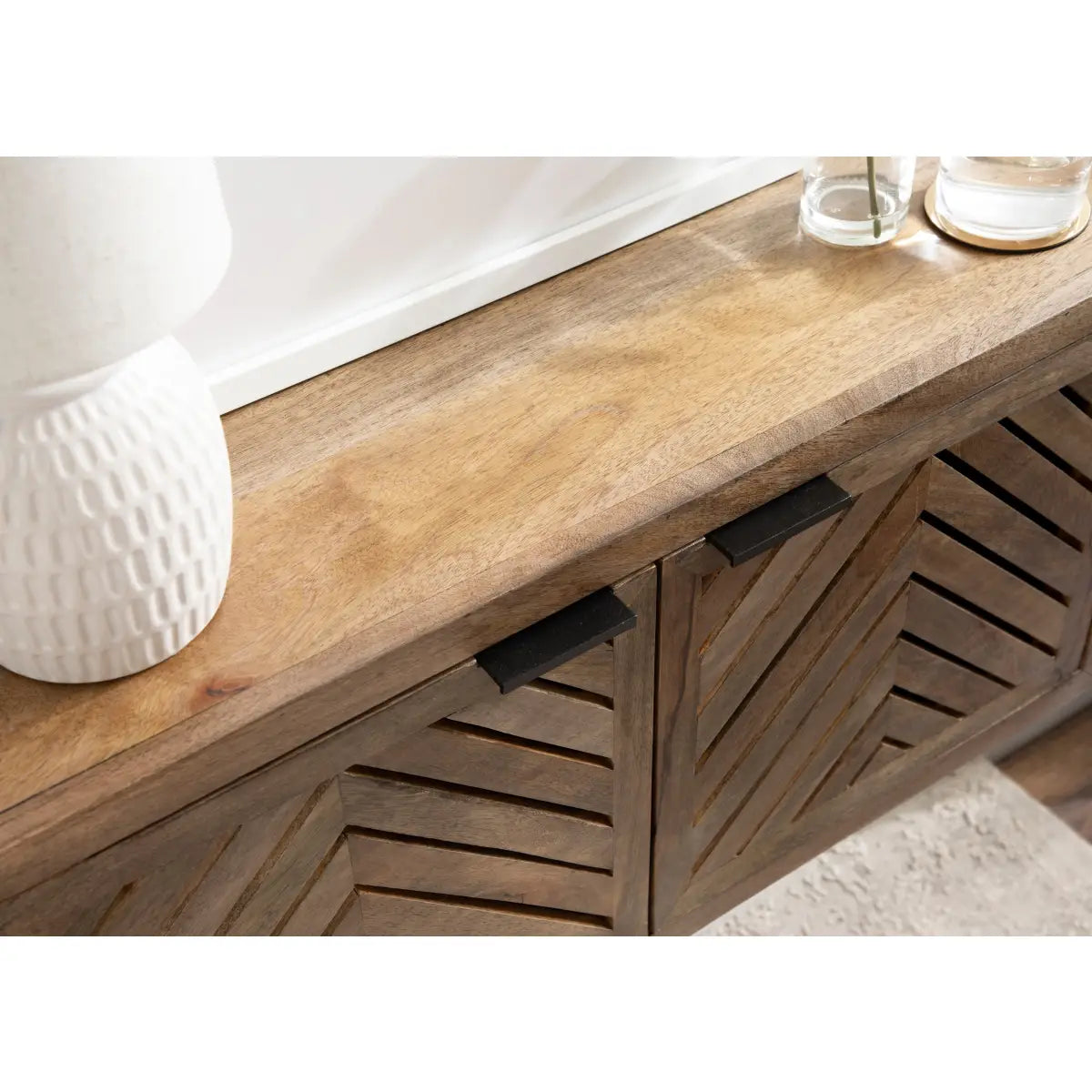 Mezzeta Floating Wood Cabinet - Wall Mount - kateandlaurel